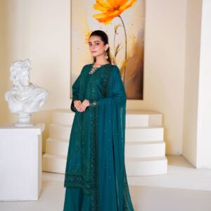 royal embroidered suit set