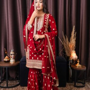 designer anarkali suit set